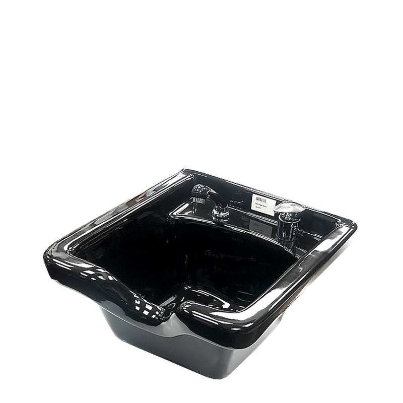 Porcelain Front Wash Basin [ Black ]