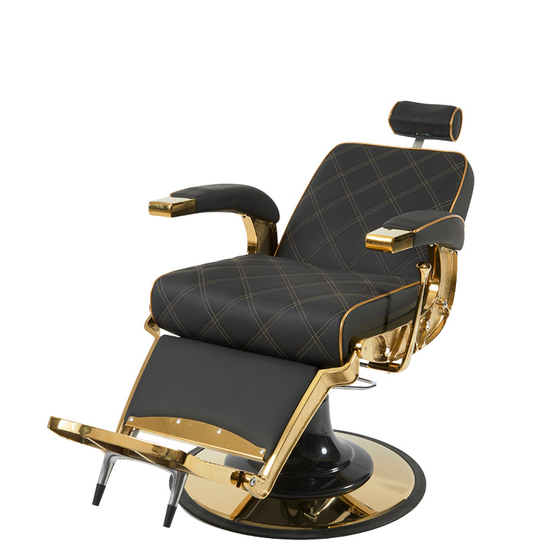Compact Barber Chair [ Gold ]