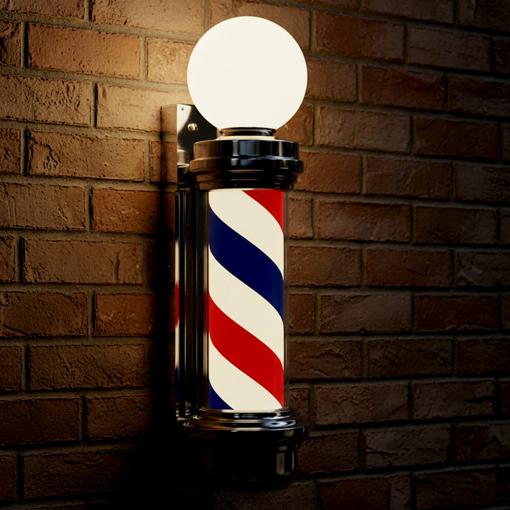 Barber Pole with Dome